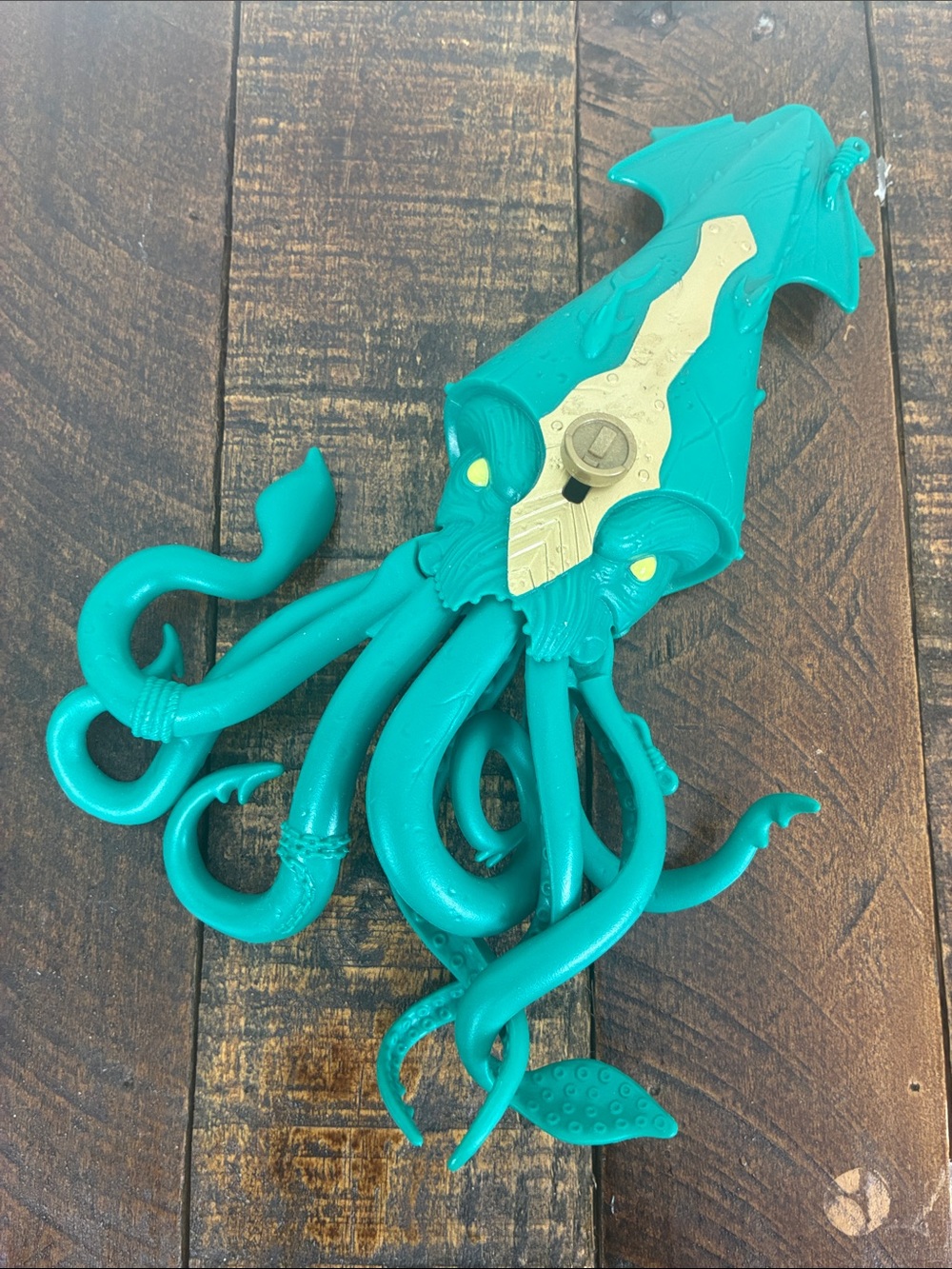 2015 Fisher-Price Imaginext Deep Sea Mission Giant Squid 10” Green